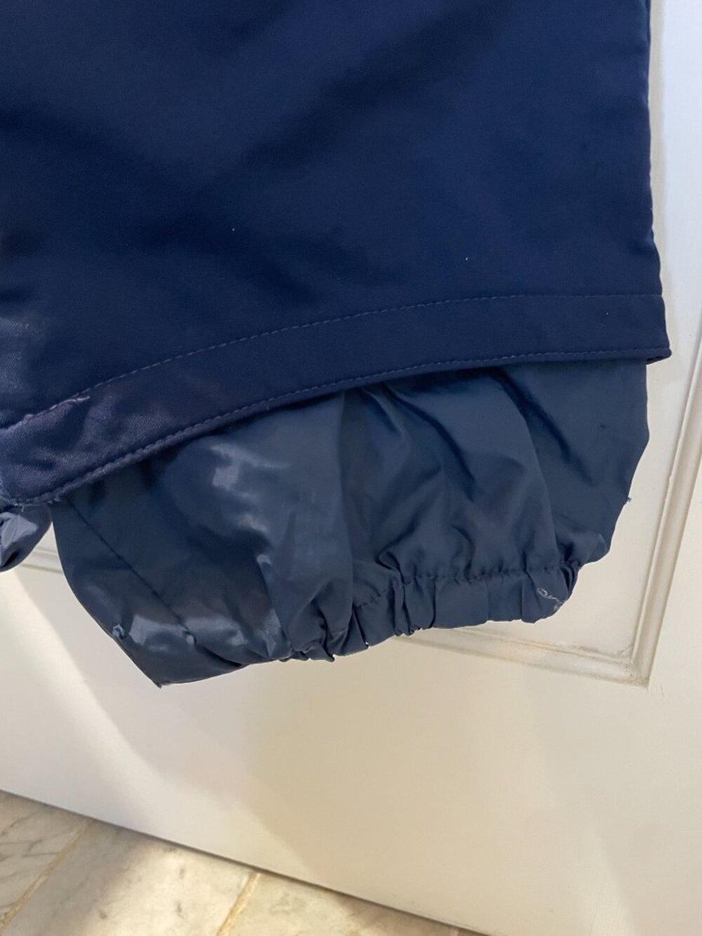 Slalom Ski Pants Women's size 12 Navy with Suspenders - Picture 5 of 8